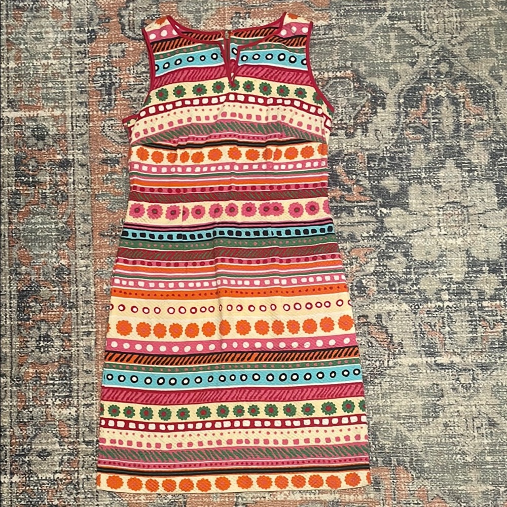 Talbots Multicolor Sleeveless Dress (size 2)